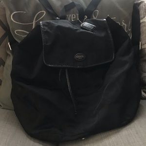 Coach nylon backpack